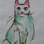 Japanse aquarel, Maya Wildevuur, Poes, 2005
